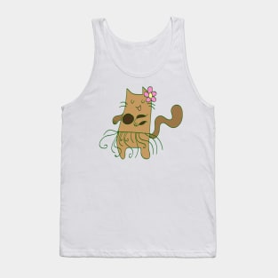 Dancing Cat Tank Top